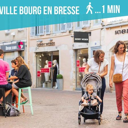 L'Escale - Topdestination-Bourg - Centre Ville - Classe 3 Etoiles Bourg-en-Bresse Exterior foto